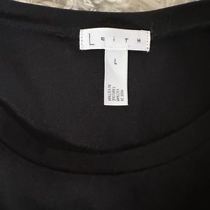 NWT Black cotton mini dress (LEITH) size L